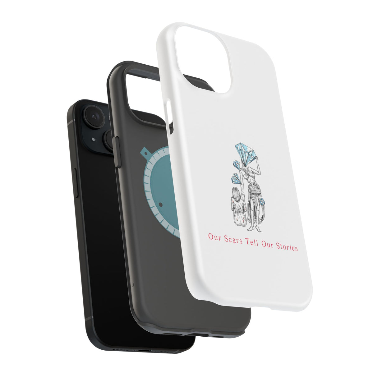 Diamond in the Rough (B&B) Sketch Magnetic Tough Cases