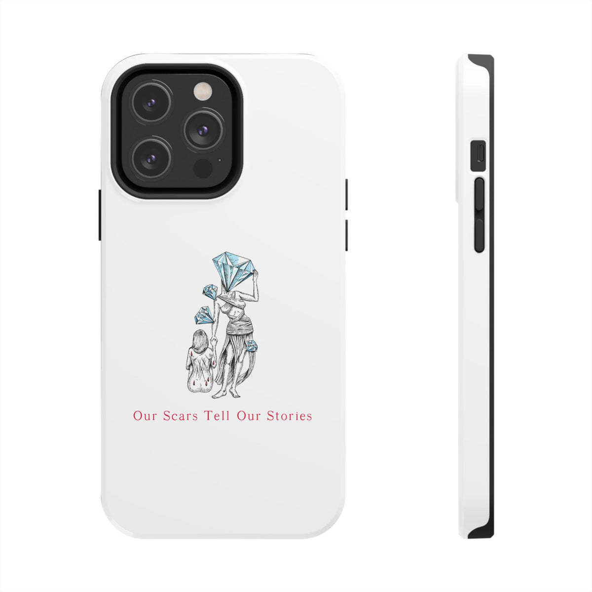 Diamond in the Rough (B&B) SketchTough Phone Cases