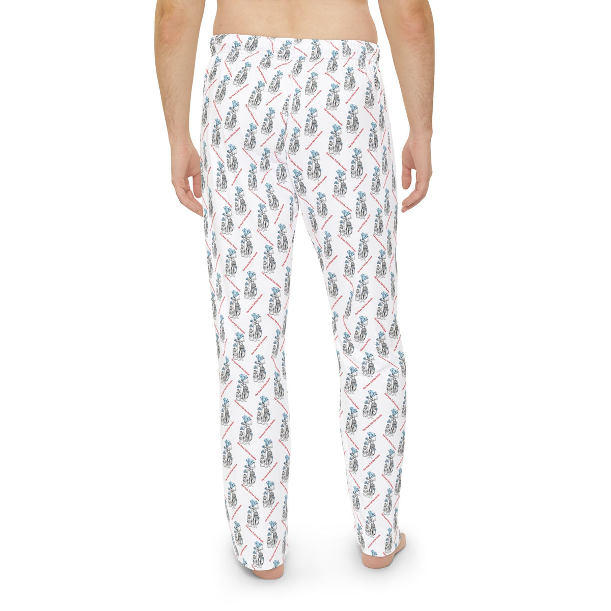 Diamond in the Rough-White Men's Pajama Pants