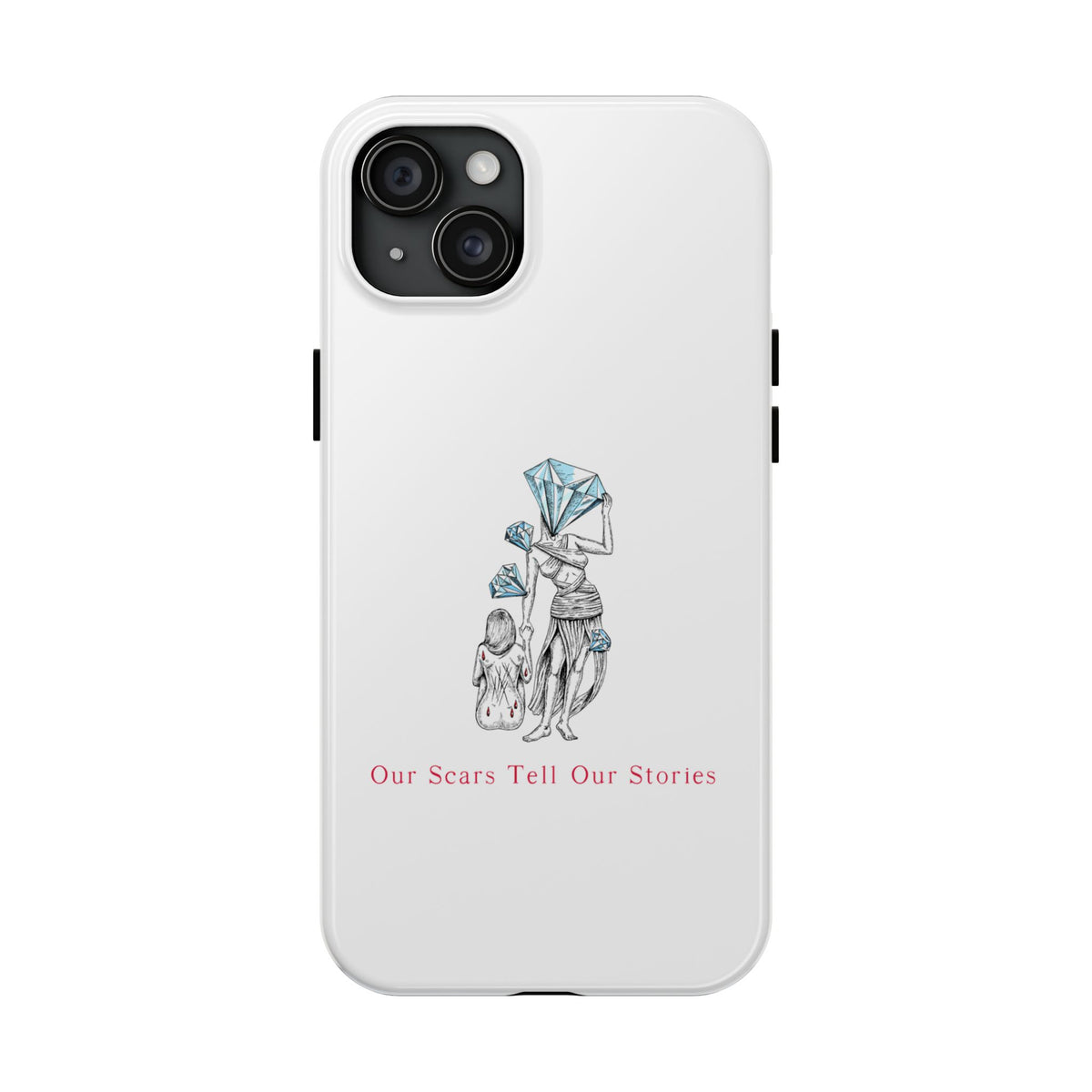 Diamond in the Rough (B&B) SketchTough Phone Cases