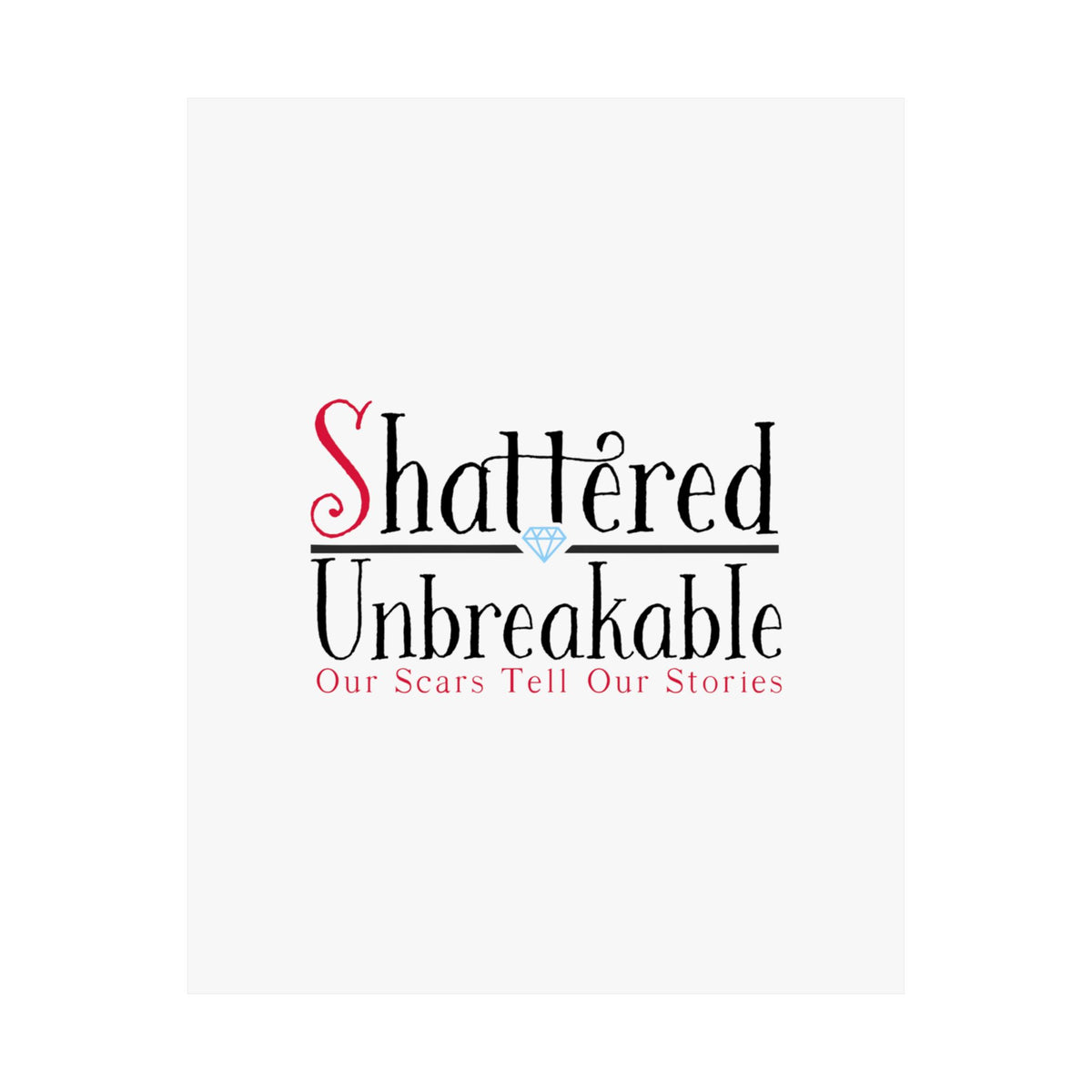 Shattered Souls Matte Vertical Posters