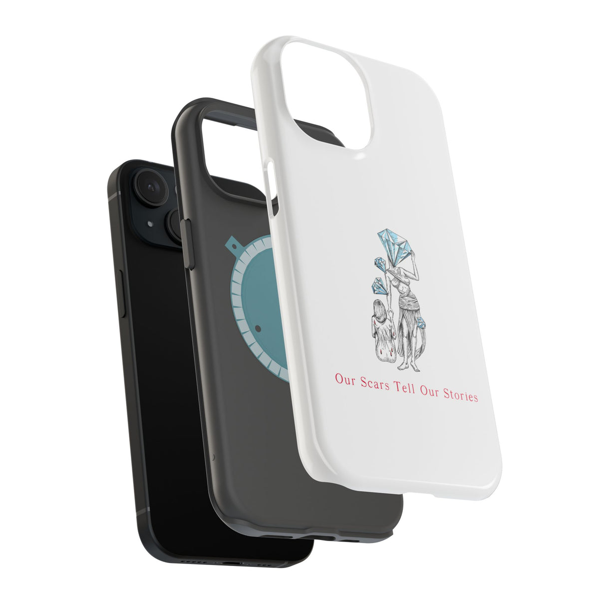 Diamond in the Rough (B&B) Sketch Magnetic Tough Cases