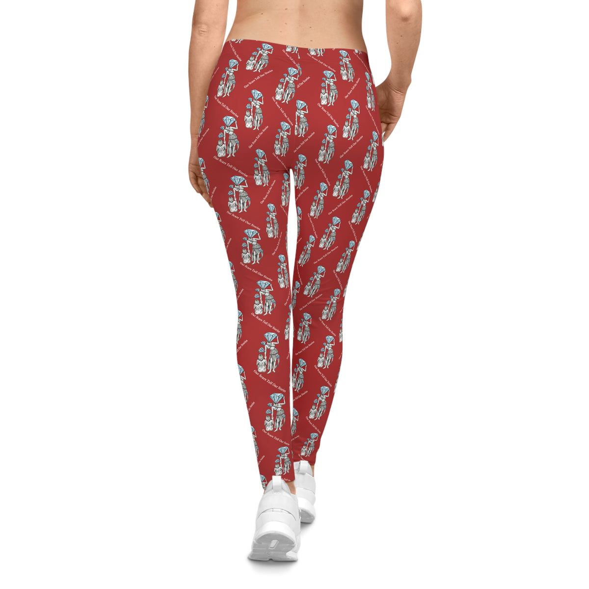Diamond in the Rough- Red Women's Leggings