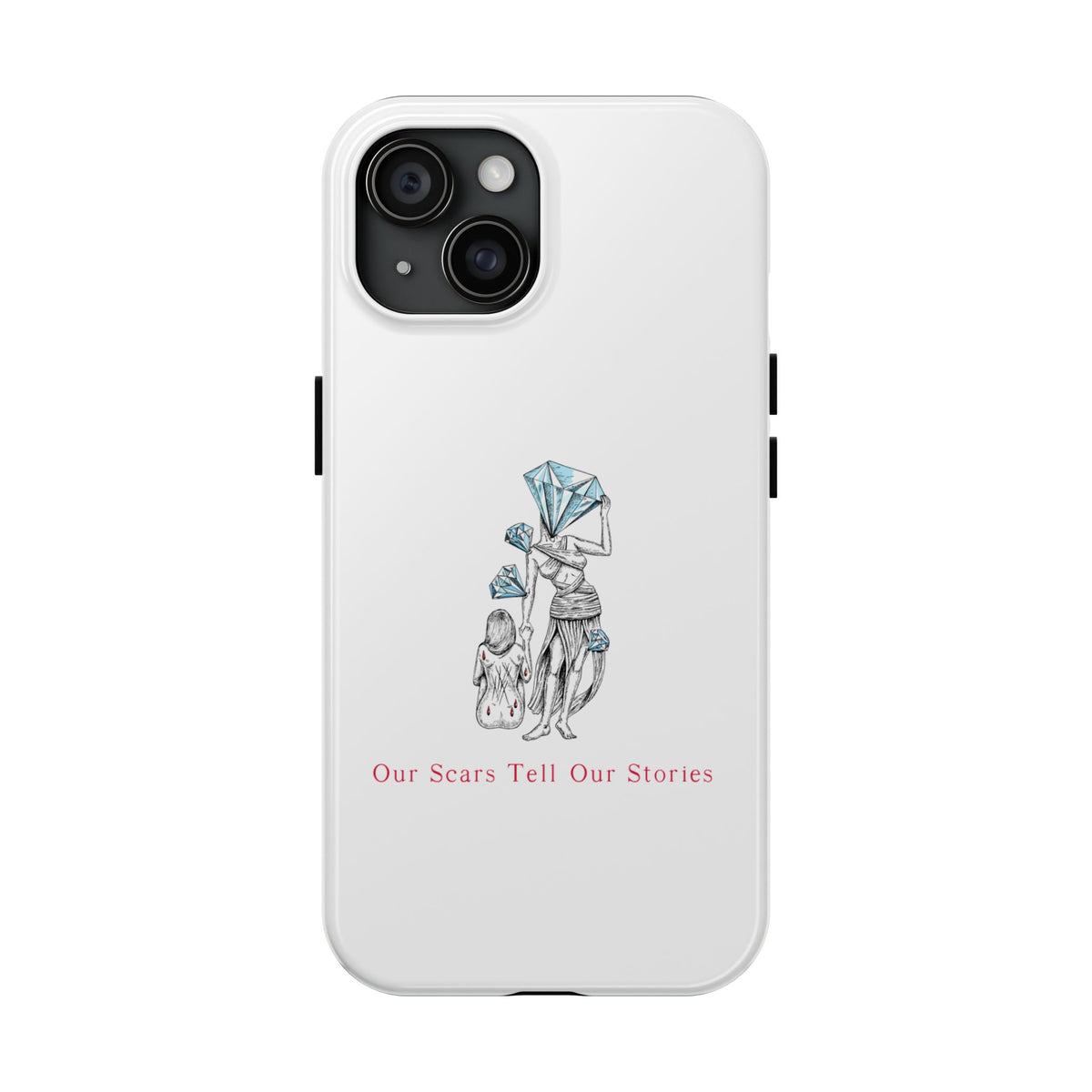 Diamond in the Rough (B&B) SketchTough Phone Cases