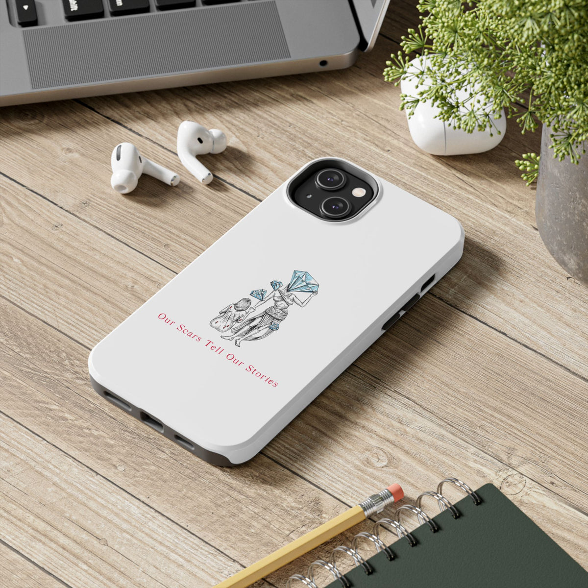 Diamond in the Rough (B&B) SketchTough Phone Cases