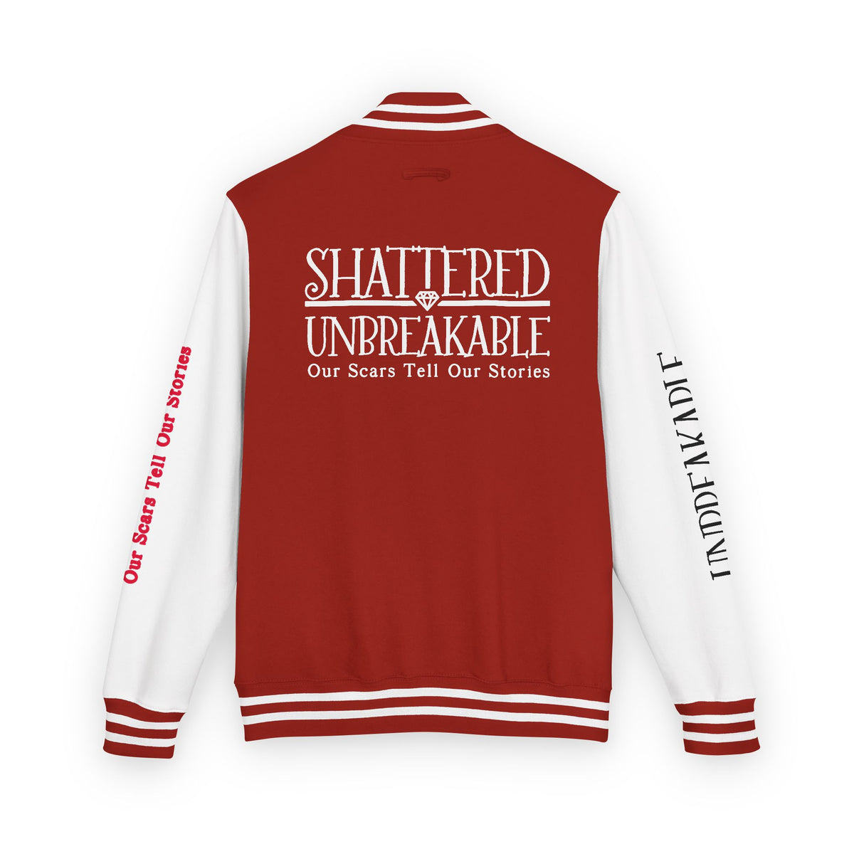 Shattered Unbreakable Unisex Heavyweight Letterman Jacket