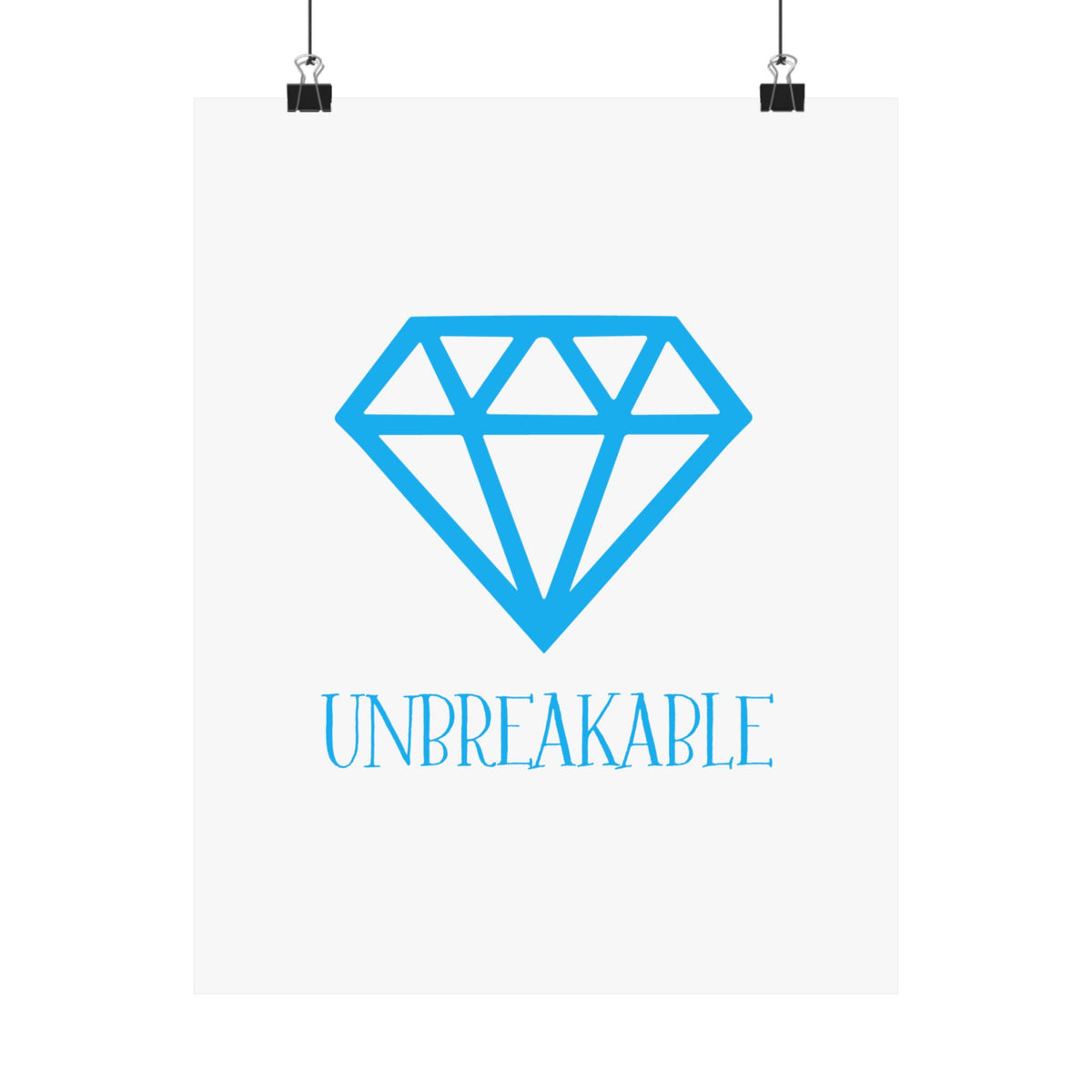 Unbreakable Matte Vertical Posters