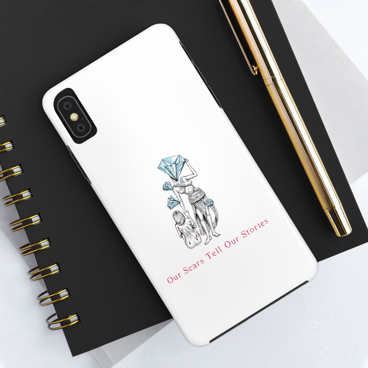 Diamond in the Rough (B&B) SketchTough Phone Cases