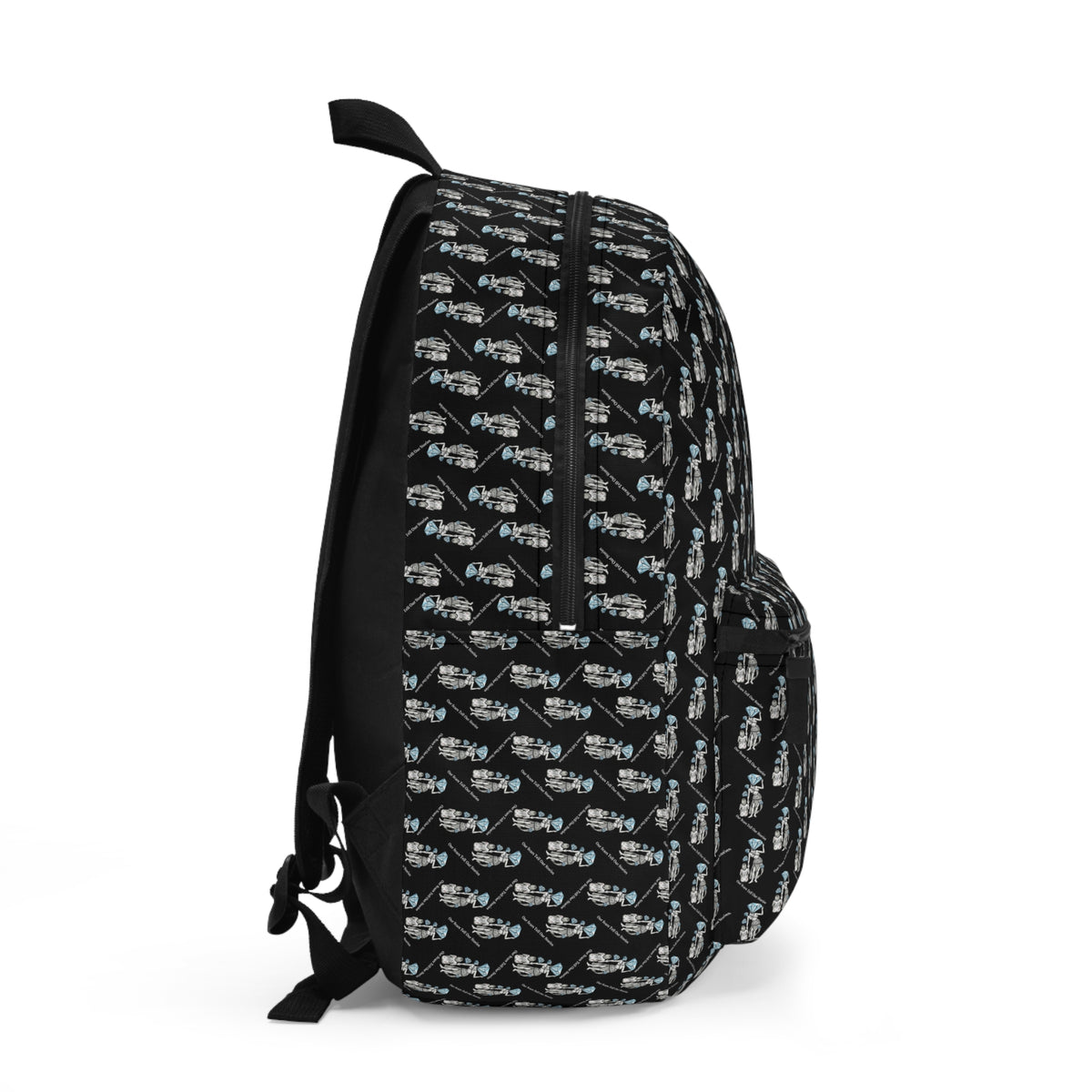 Diamond in the Rough-Black Sketch Backpack