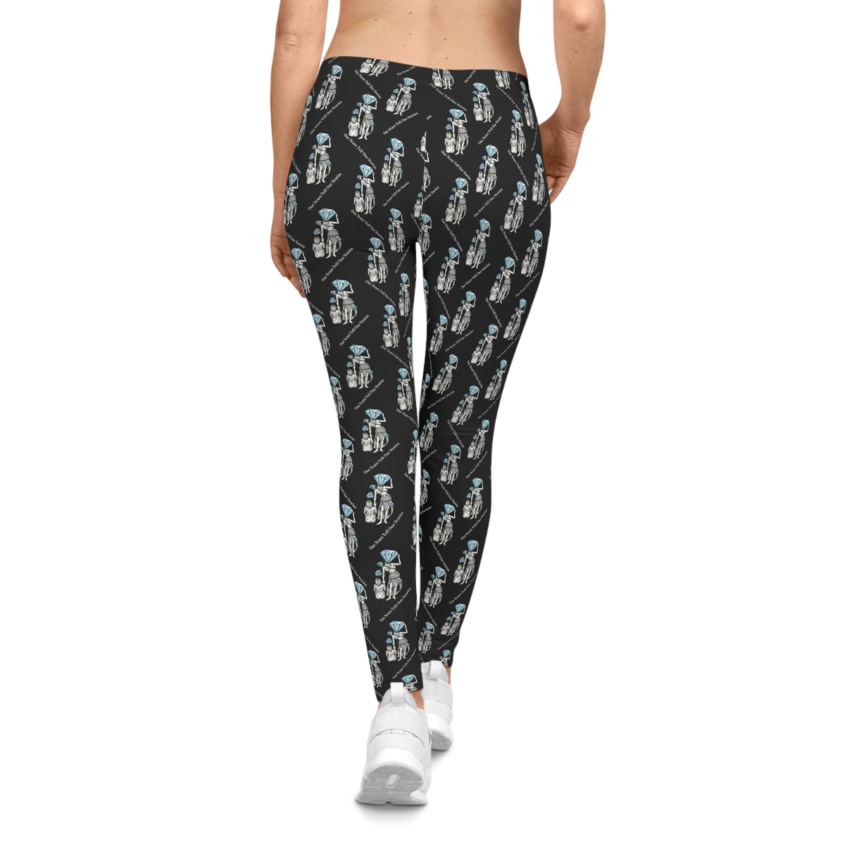 Diamond in the Rough-Black Women's Legging