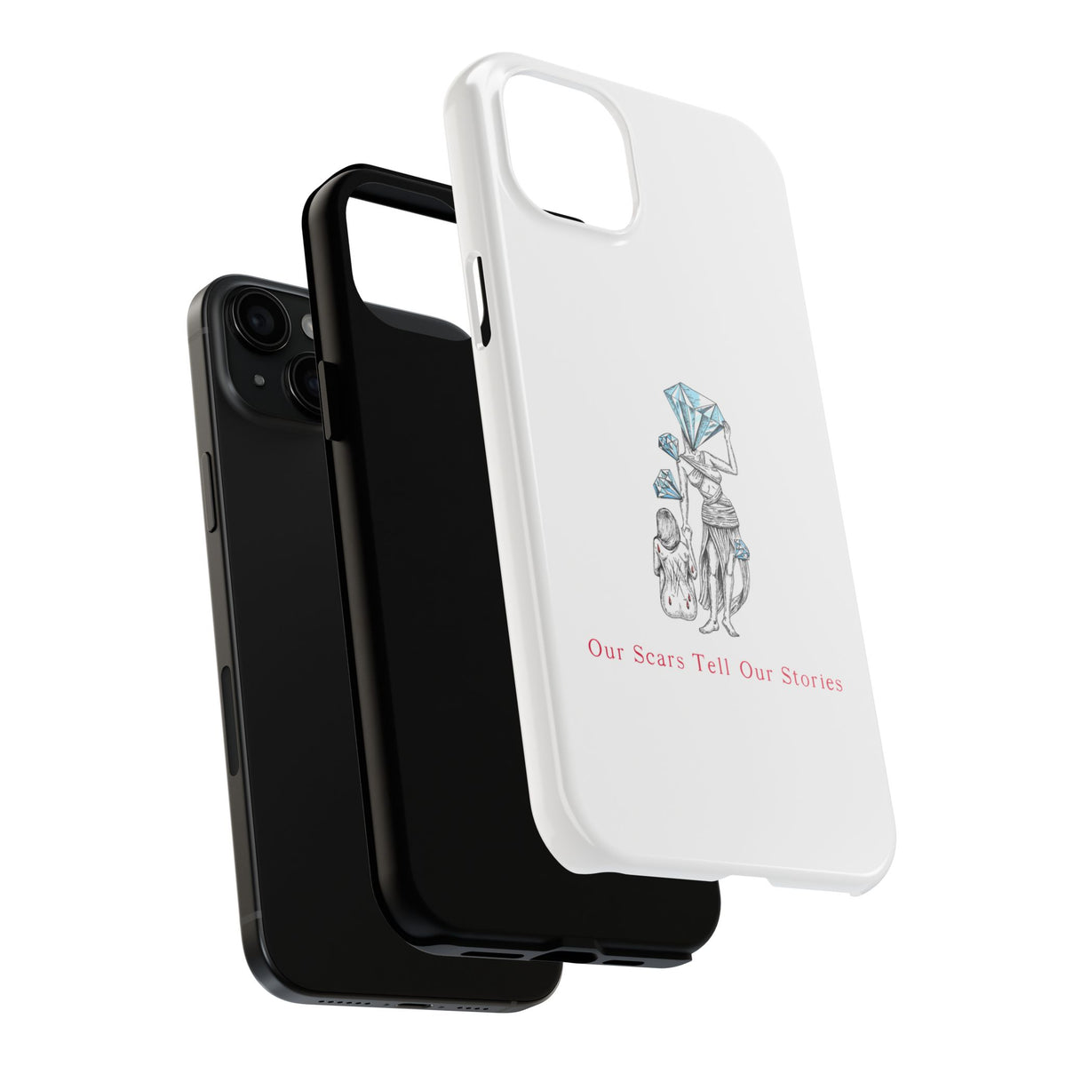 Diamond in the Rough (B&B) SketchTough Phone Cases