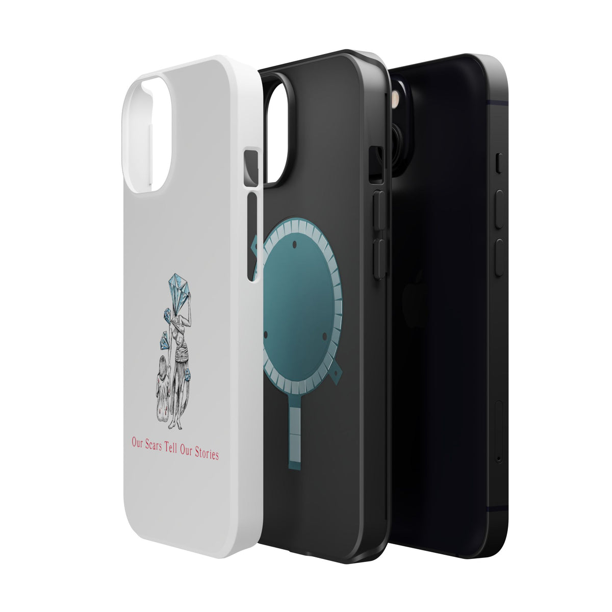 Diamond in the Rough (B&B) Sketch Magnetic Tough Cases