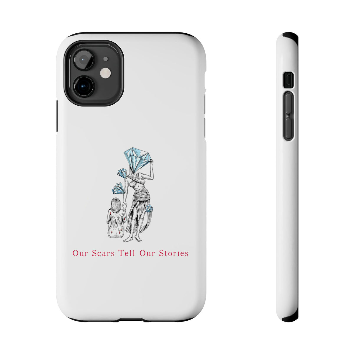 Diamond in the Rough (B&B) SketchTough Phone Cases