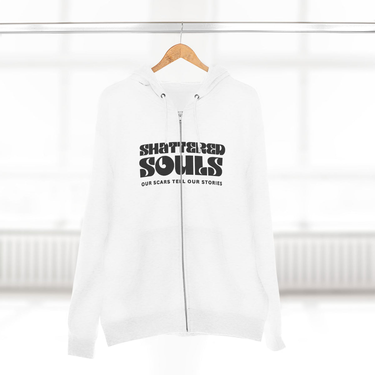 Shattered Souls Unisex Zip Hoodie
