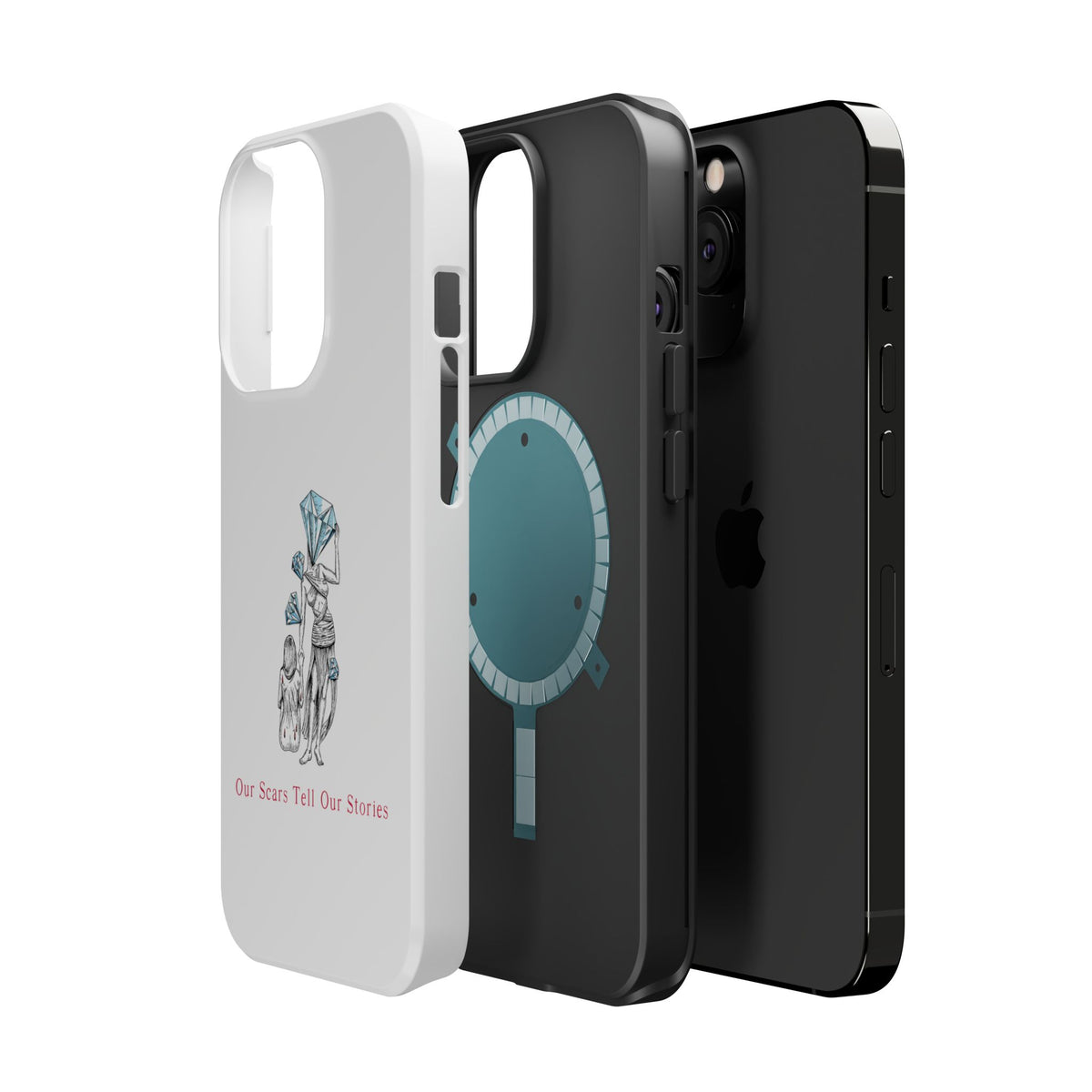 Diamond in the Rough (B&B) Sketch Magnetic Tough Cases