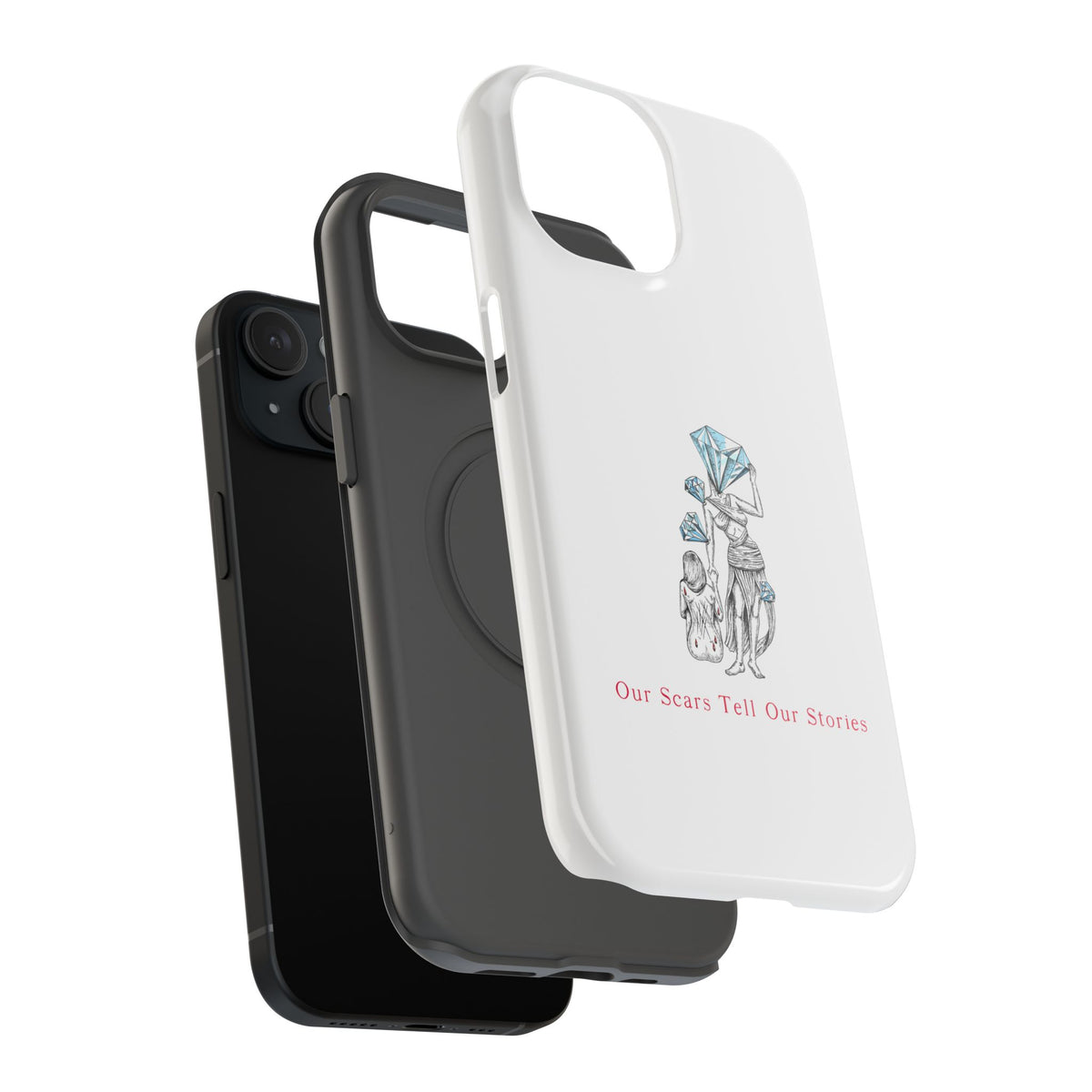 Diamond in the Rough (B&B) Sketch Impact-Resistant Cases