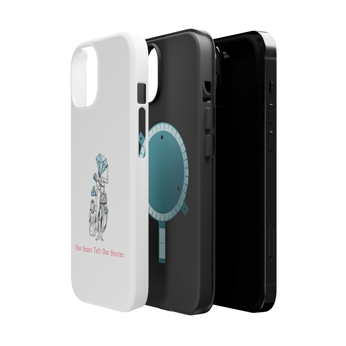 Diamond in the Rough (B&B) Sketch Magnetic Tough Cases