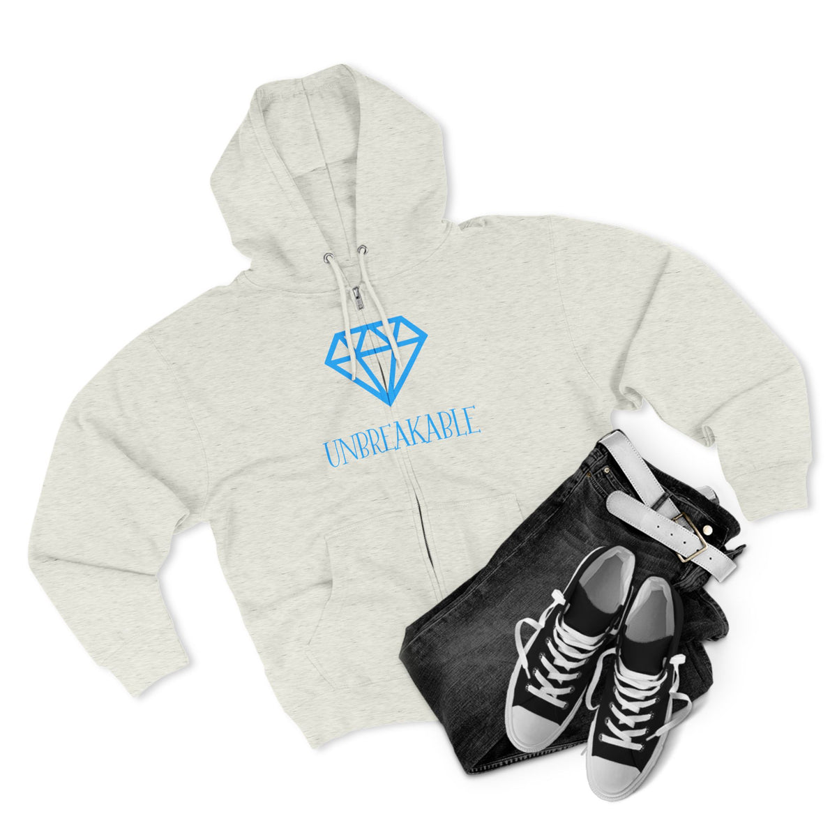 Unbreakable Unisex Zip Hoodie
