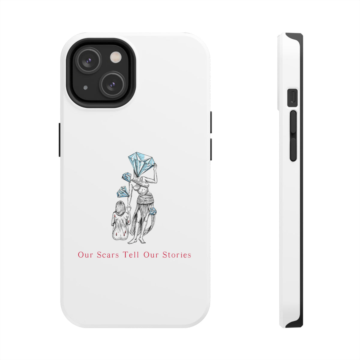 Diamond in the Rough (B&B) SketchTough Phone Cases