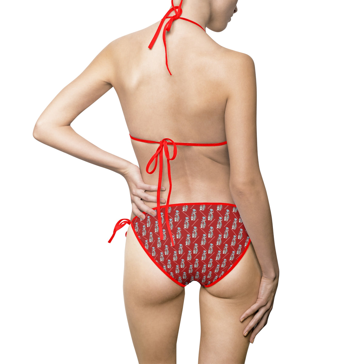 Diamond in the Rough-Red Women's Bikini