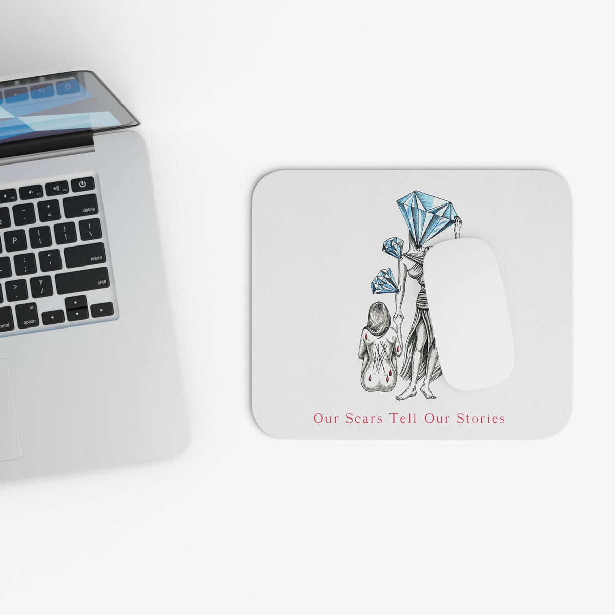 Diamond in the Rough B&B Sketch mouse pad
