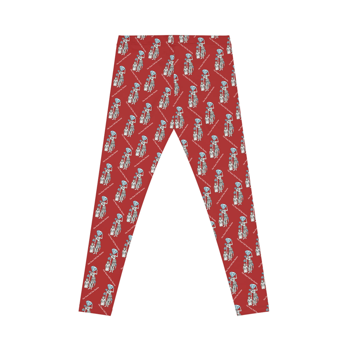 Diamond in the Rough- Red Women's Leggings