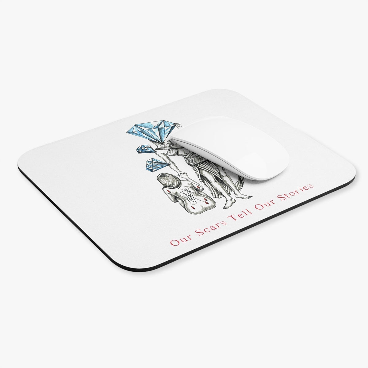 Diamond in the Rough B&B Sketch mouse pad