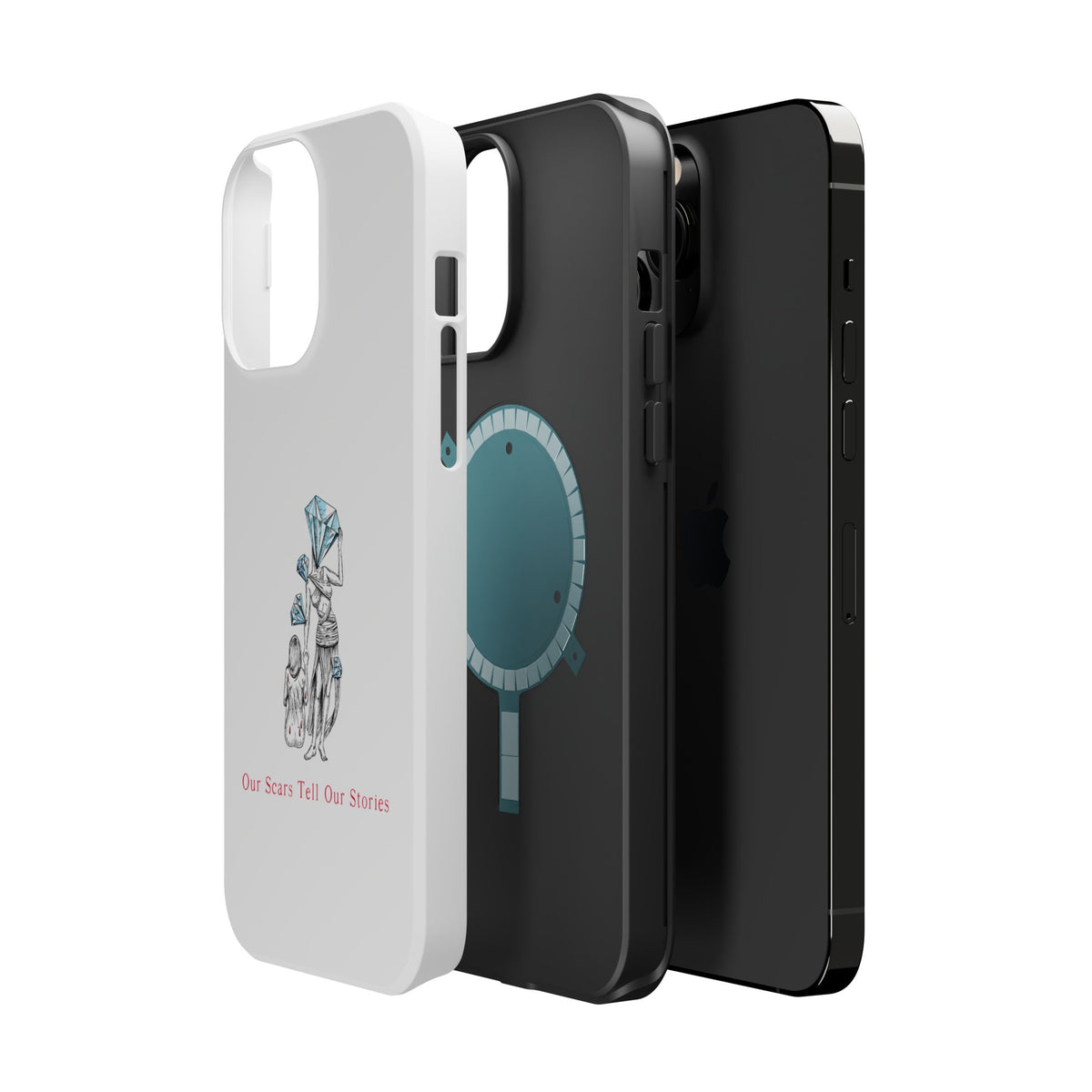 Diamond in the Rough (B&B) Sketch Magnetic Tough Cases