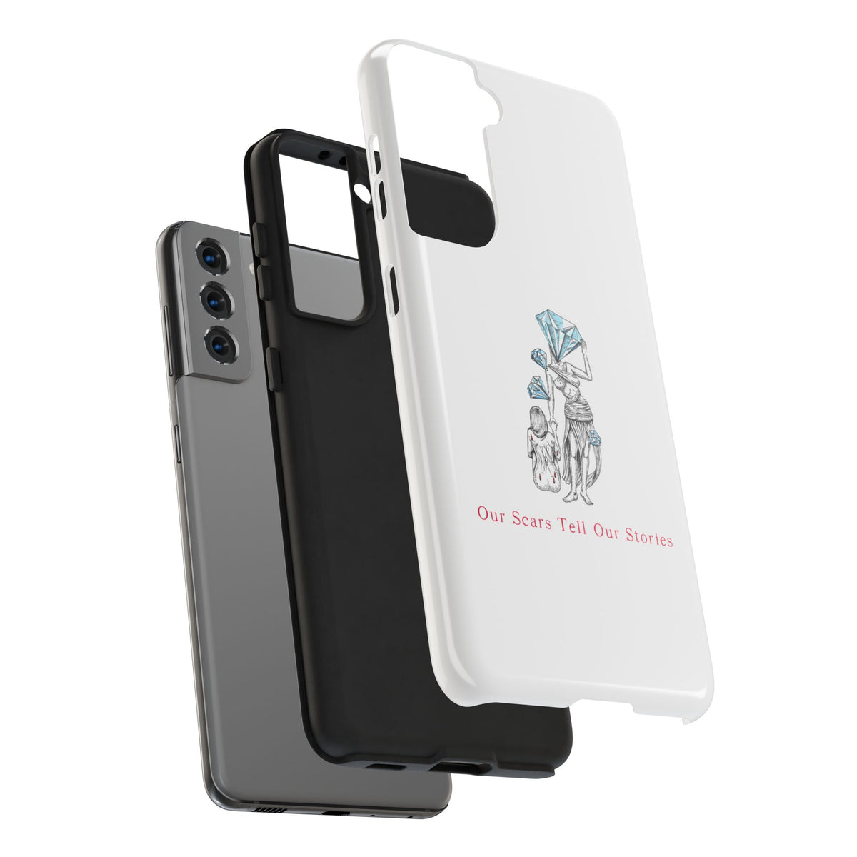 Diamond in the Rough (B&B) SketchTough Phone Cases