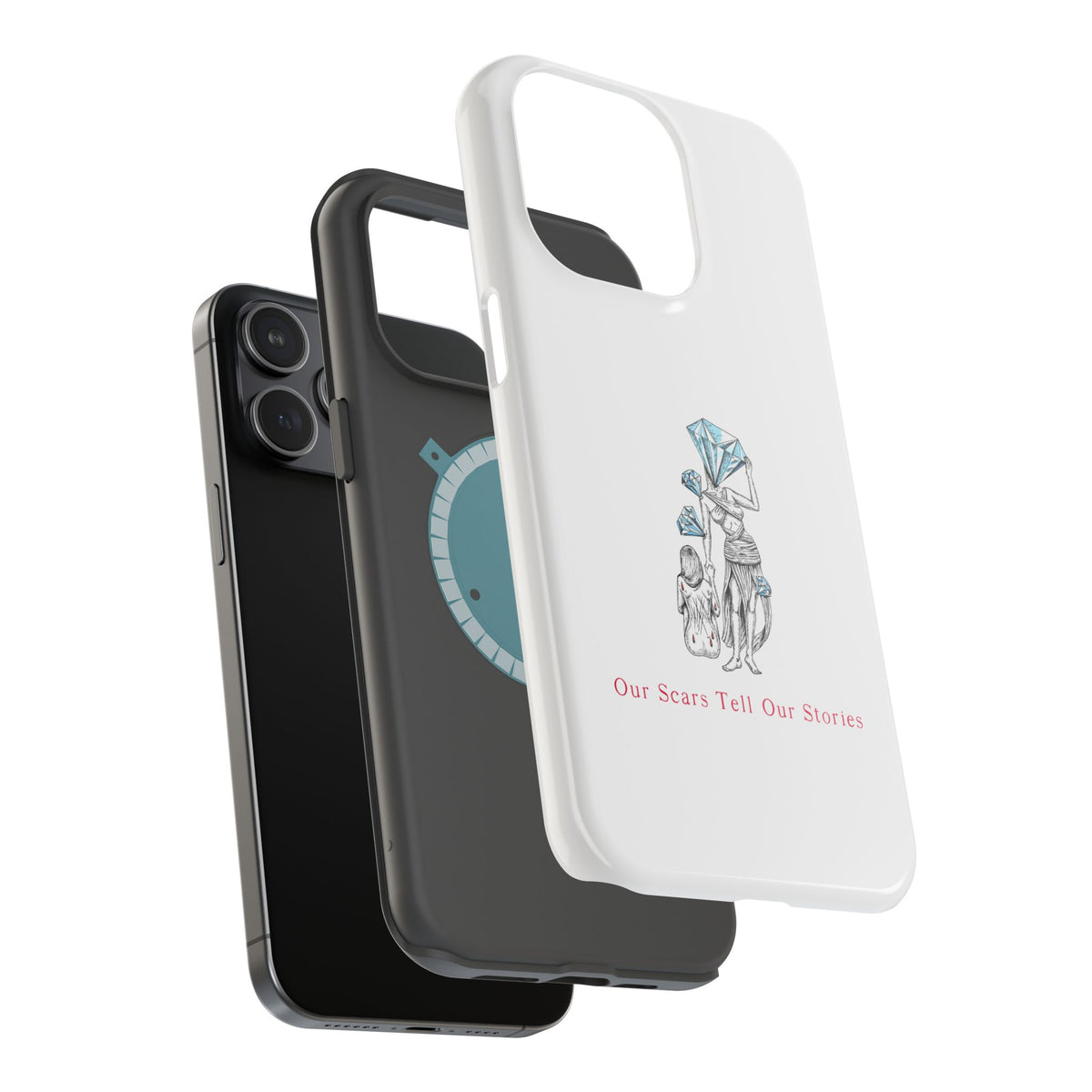 Diamond in the Rough (B&B) Sketch Magnetic Tough Cases