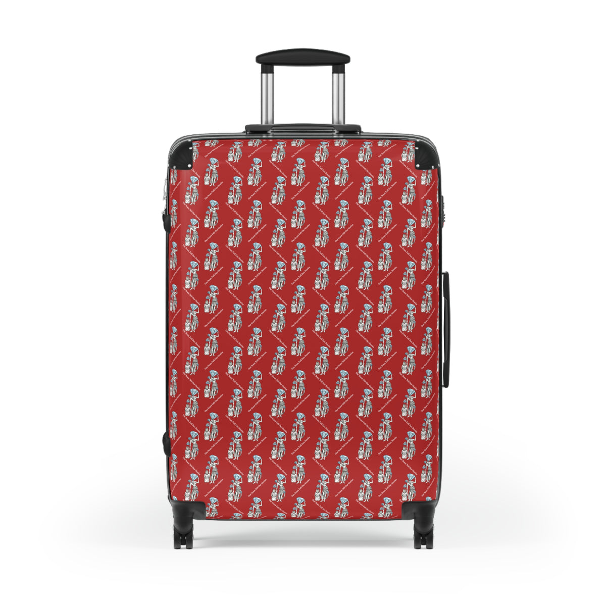 Diamond in the Rough- Red Sketch Suitcase's