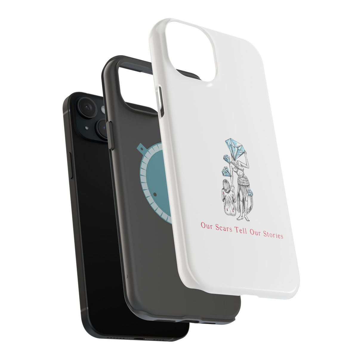 Diamond in the Rough (B&B) Sketch Magnetic Tough Cases