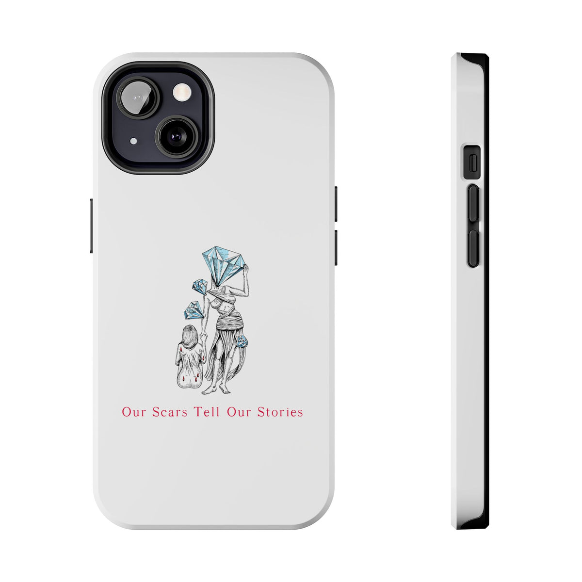Diamond in the Rough (B&B) SketchTough Phone Cases