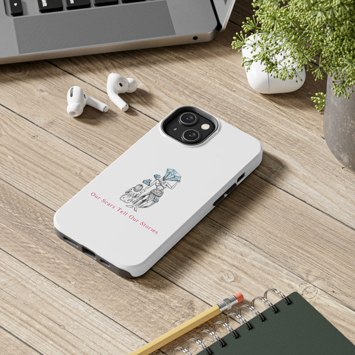 Diamond in the Rough (B&B) SketchTough Phone Cases
