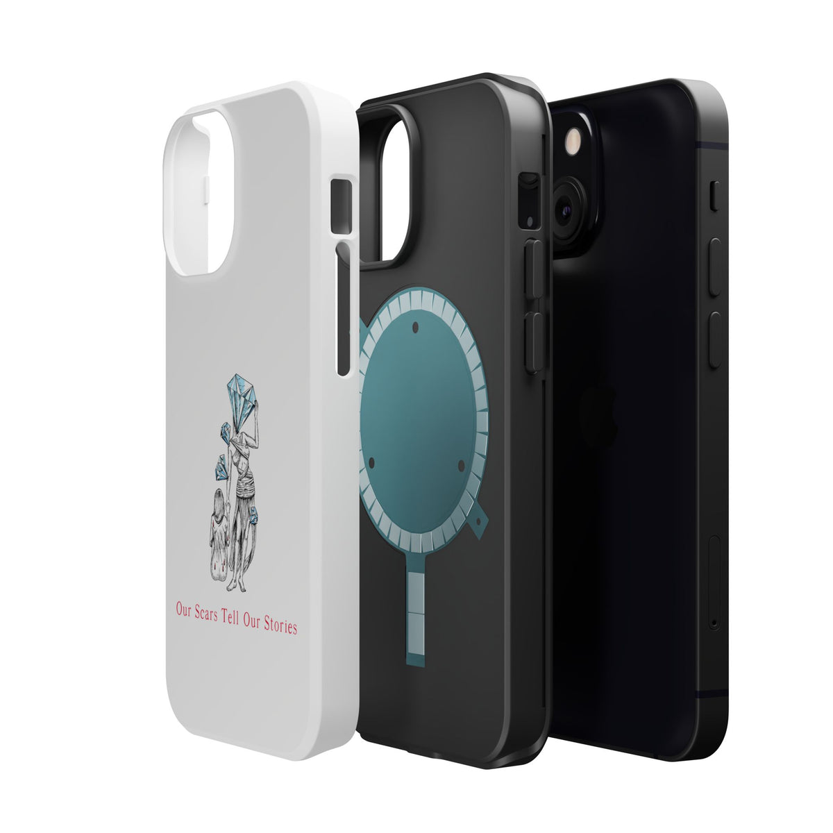 Diamond in the Rough (B&B) Sketch Magnetic Tough Cases