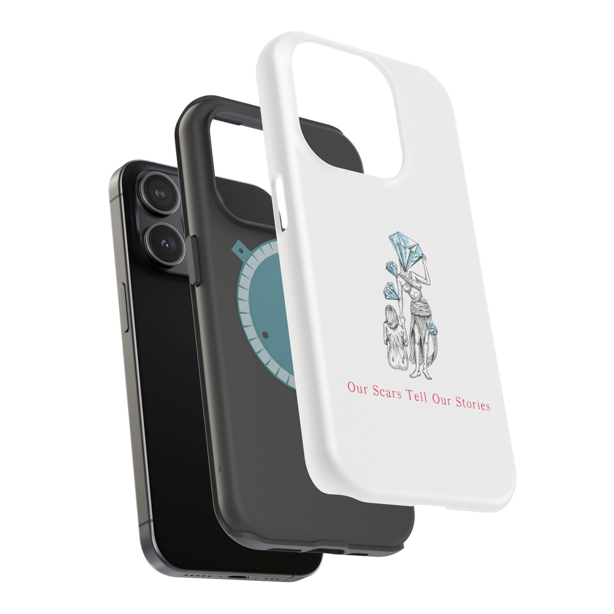 Diamond in the Rough (B&B) Sketch Magnetic Tough Cases