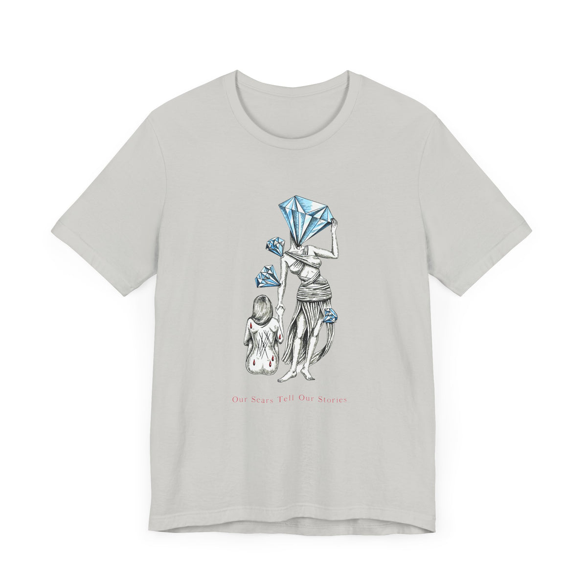 Diamond in the Rough-B&B Sketch Unisex Jersey Short Sleeve Tee