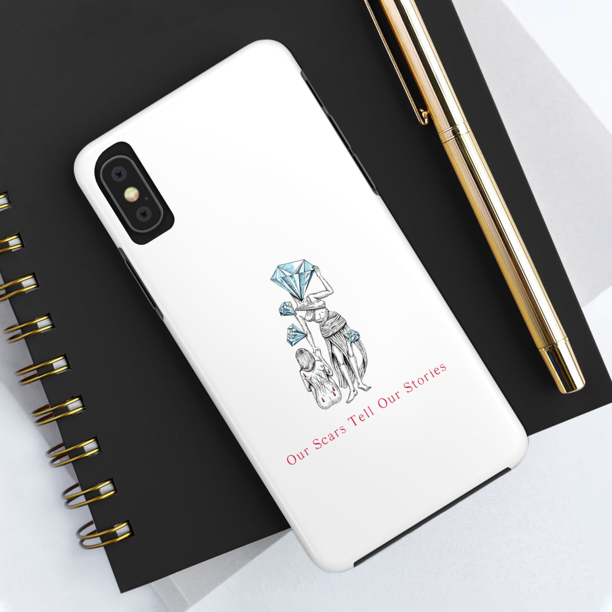 Diamond in the Rough (B&B) SketchTough Phone Cases