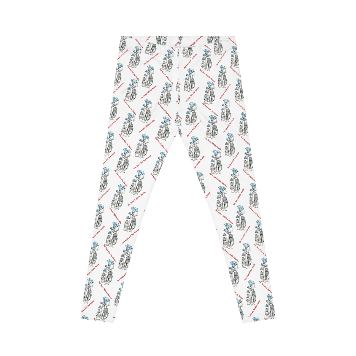 Diamond in the Rough-White Women's Legging's