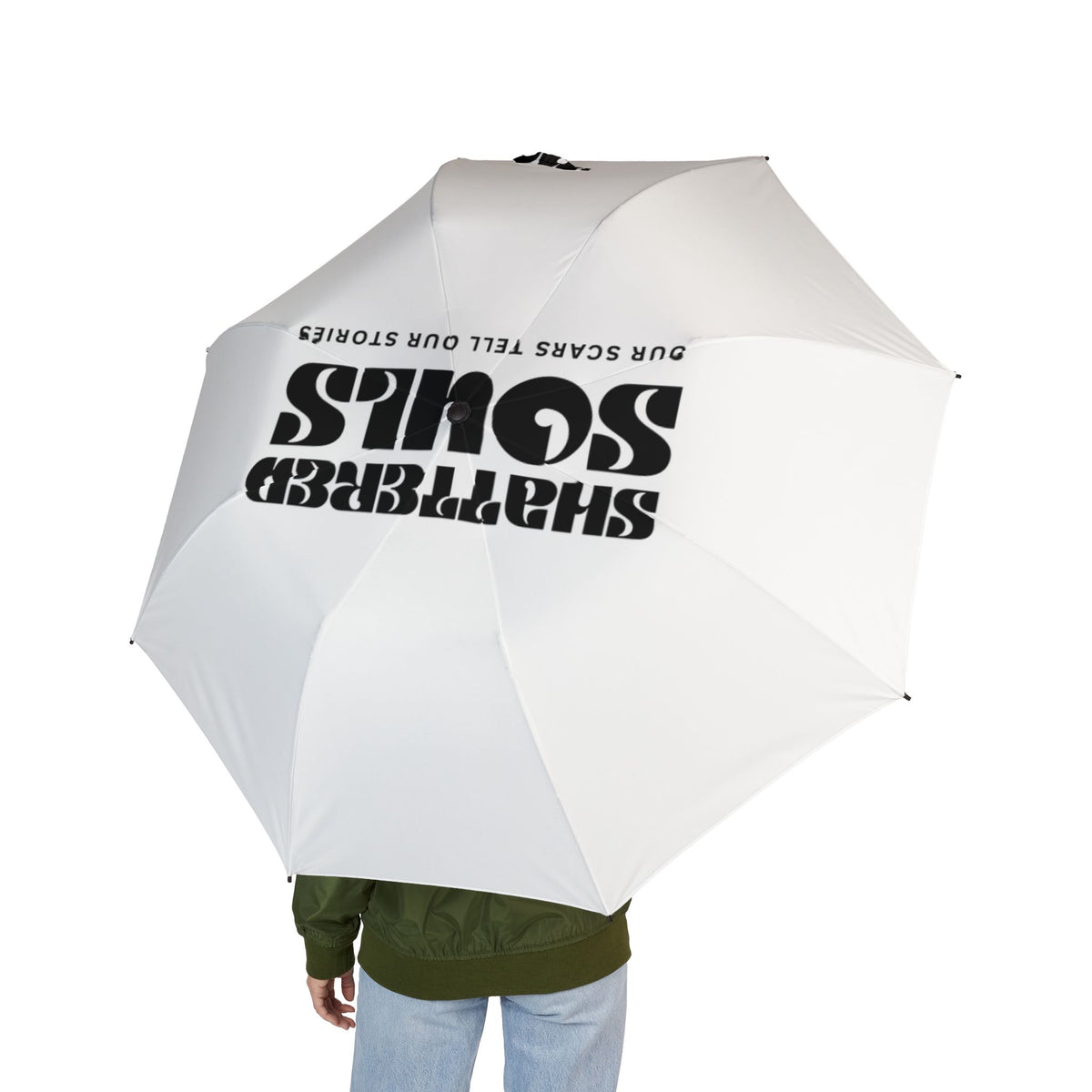Shattered Souls Semi-Automatic Foldable Umbrella