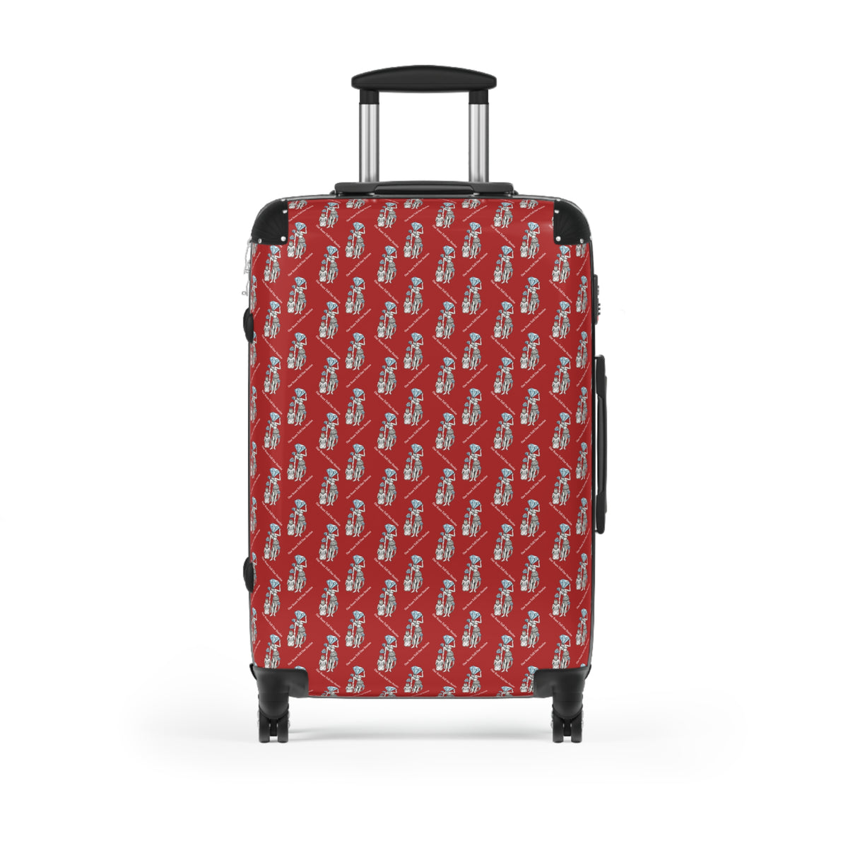 Diamond in the Rough- Red Sketch Suitcase's