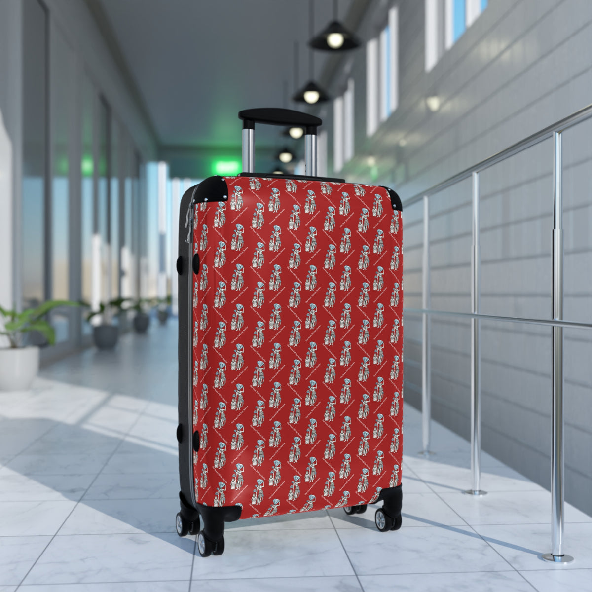 Diamond in the Rough- Red Sketch Suitcase's