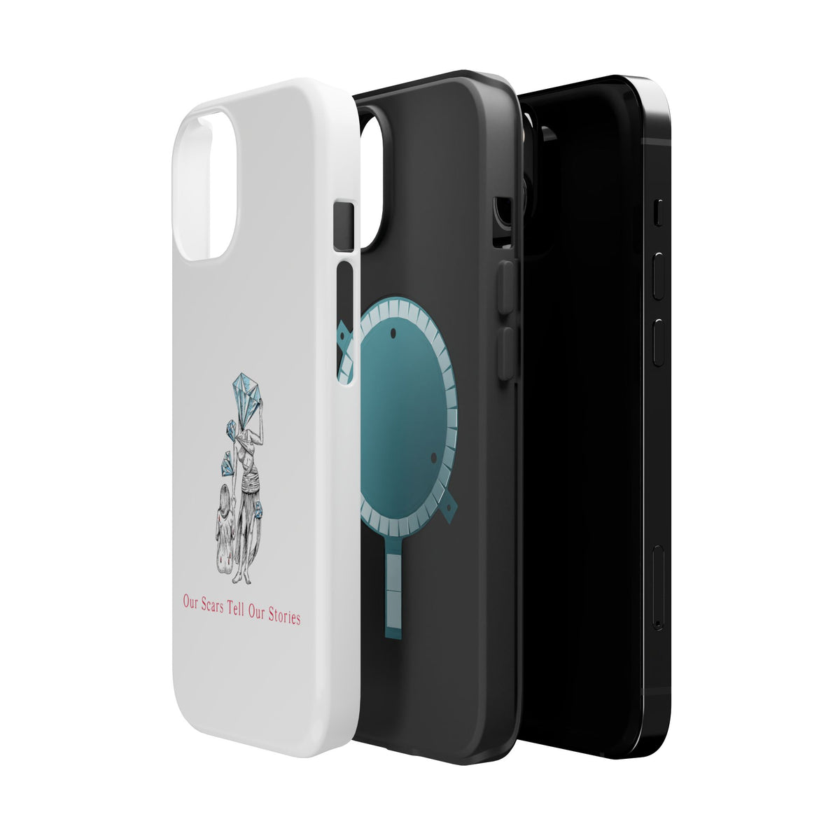 Diamond in the Rough (B&B) Sketch Magnetic Tough Cases