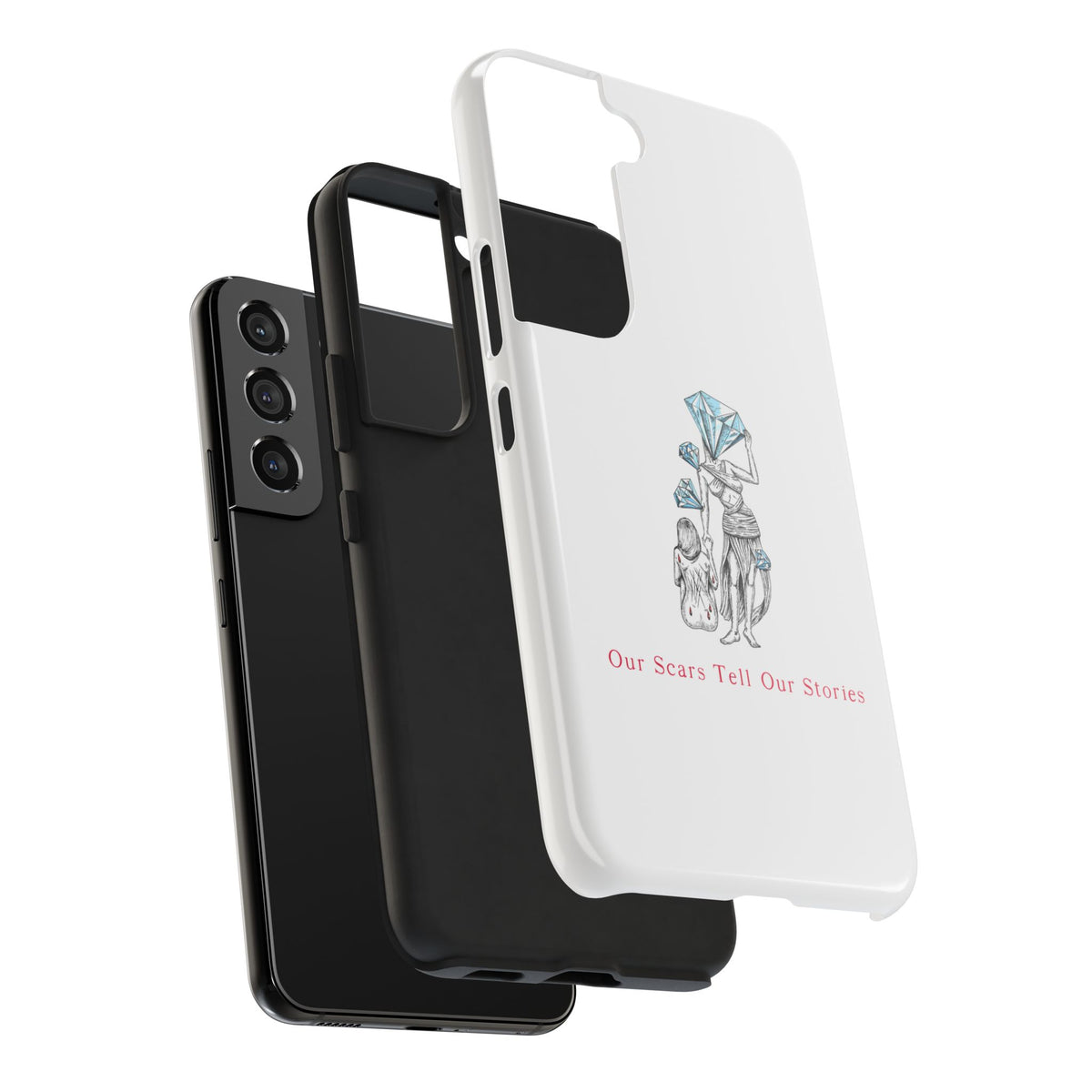 Diamond in the Rough (B&B) SketchTough Phone Cases