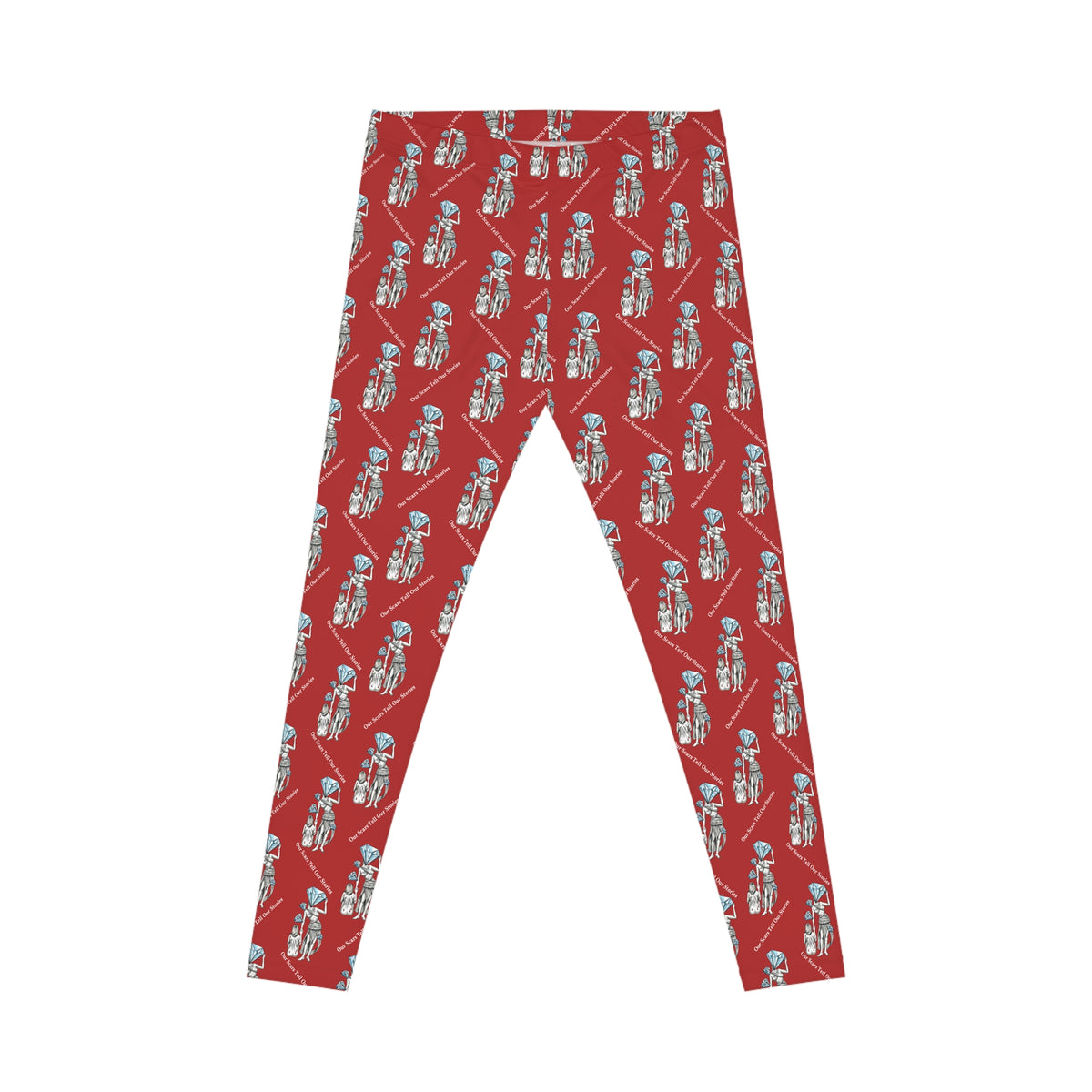 Diamond in the Rough- Red Women's Leggings