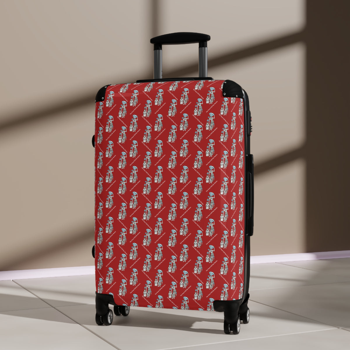 Diamond in the Rough- Red Sketch Suitcase's