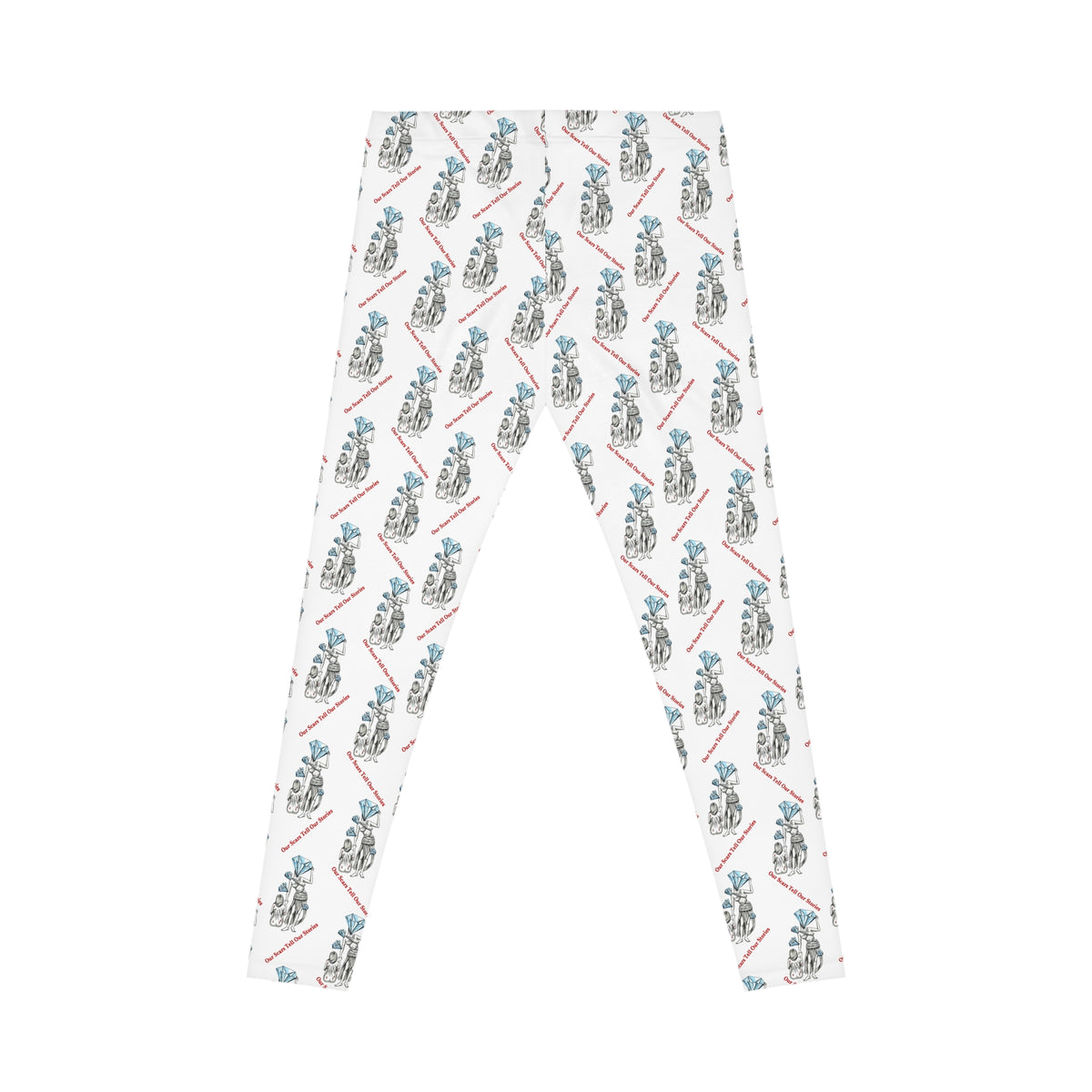 Diamond in the Rough-White Women's Legging's
