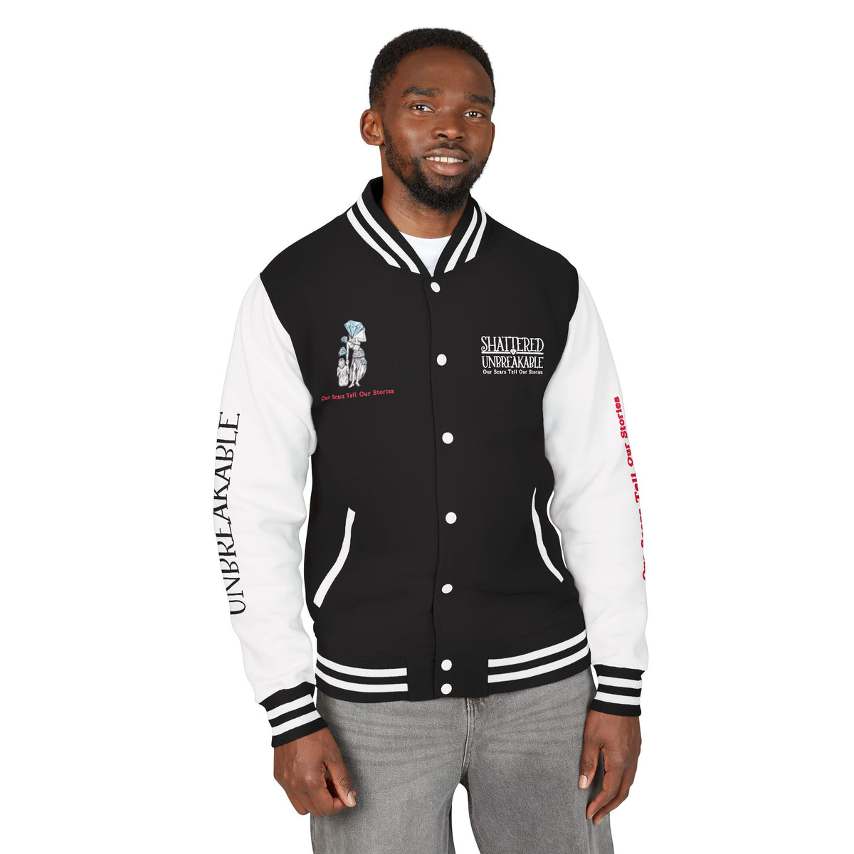 Unbreakable Unisex Heavyweight Letterman Jacket