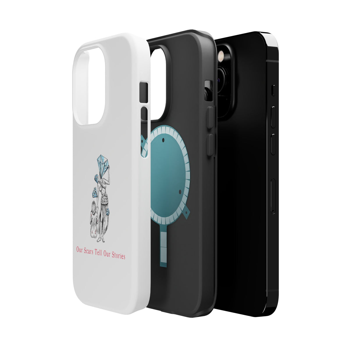 Diamond in the Rough (B&B) Sketch Magnetic Tough Cases