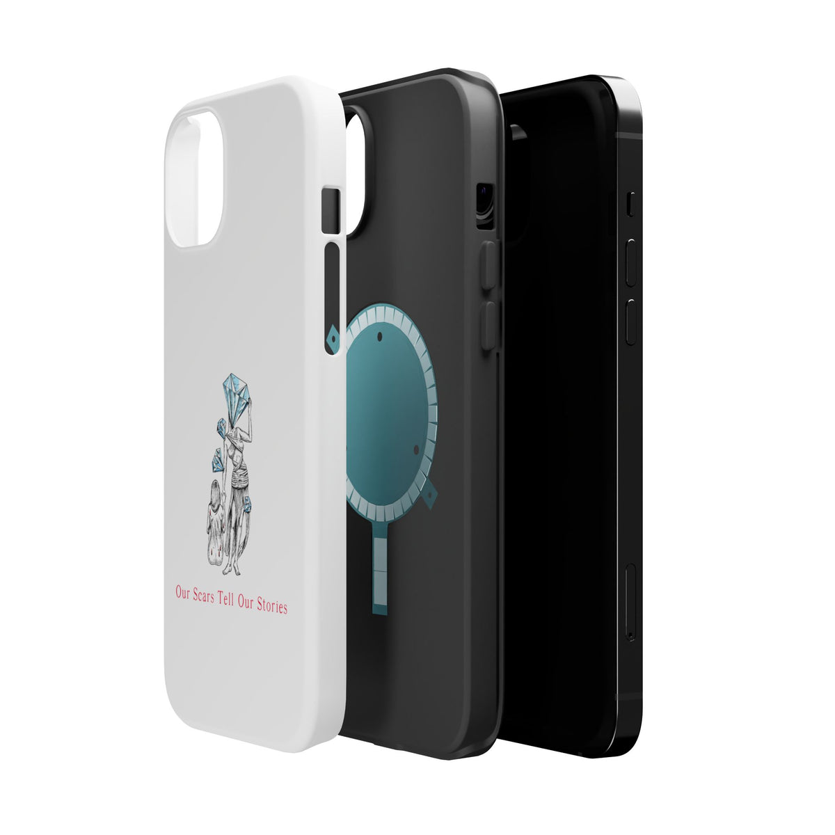 Diamond in the Rough (B&B) Sketch Magnetic Tough Cases